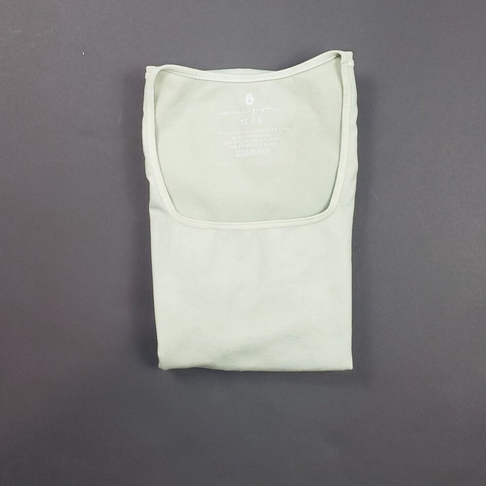 Spiritual Gangster Good Karma Seamless Maternity Unitard Women's XS/S Sage Green - Picture 14 of 14